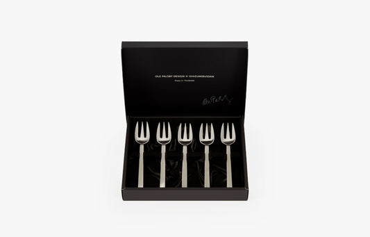 ICHI（イチ） MATTE ケーキフォーク 5pc つや消し ギフトボックス入り