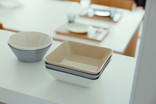 iittala（イッタラ）ティーマ スクエアプレート 16×16cm ホワイト/パールグレー/リネン