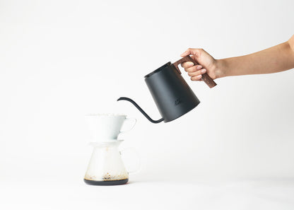kalita（カリタ）電気式ドリップ専用ポット KEDP-600 ブラック/シルバー ホワイト