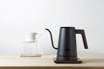 kalita（カリタ）電気式ドリップ専用ポット KEDP-600 ブラック/シルバー ホワイト