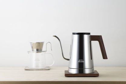 kalita（カリタ）電気式ドリップ専用ポット KEDP-600 ブラック/シルバー ホワイト
