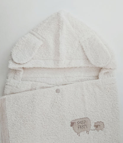 kontex（コンテックス）FLUFFY（フラッフィー）フード付き バスタオル 全2色 今治タオル 日本製  オーガニックコットン使用