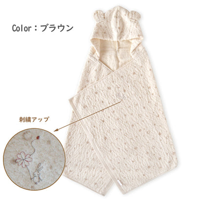 kontex（コンテックス）MULE（ミュール）フード付き バスタオル 全3色 日本製 オーガニックコットン使用