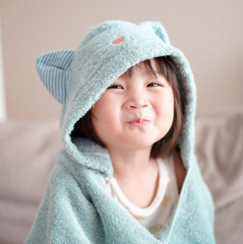 kontex（コンテックス）Nekosan（ねこさん）フード付き バスタオル 全4色 今治タオル 日本製 専用ボックス入り