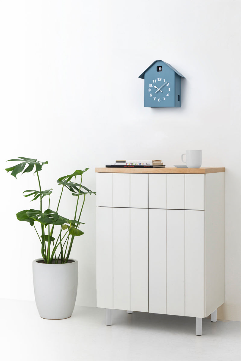 Lemnos Dachs Cuckoo（ダックス カッコー）カッコー時計 ブルー 掛け置き兼用 RF20-03 BL