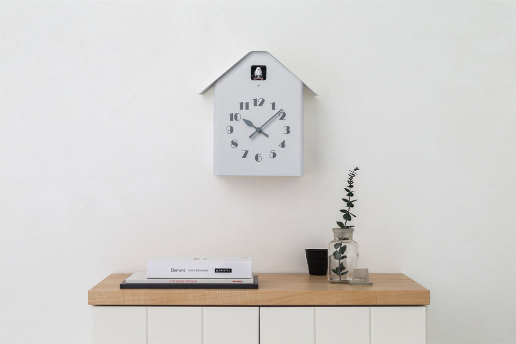 Lemnos Dachs Cuckoo（ダックス カッコー）カッコー時計 グレー 掛け置き兼用 RF20-03 GY