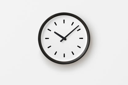Lemnos basin line（ベイスン ライン）ブラック 壁掛け時計 PIL23-05 BK