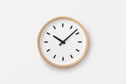 Lemnos basin line（ベイスン ライン）ナチュラル 壁掛け時計 PIL23-05 NT