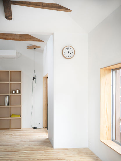 Lemnos basin line（ベイスン ライン）ナチュラル 壁掛け時計 PIL23-05 NT