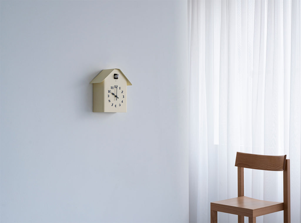 Lemnos Dachs Cuckoo（ダックス カッコー）カッコー時計 アイボリー 掛け置き兼用 RF20-03 IV