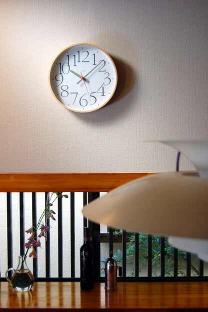 Lemnos AY clock RC（エーワイ クロック アールシー）ホワイト  掛け時計  AY14-10 WH