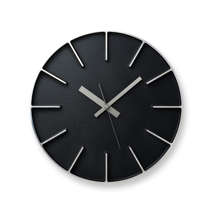 Lemnos Edge Clock（エッジ クロック）ブラック 掛け時計 AZ24-08 BK