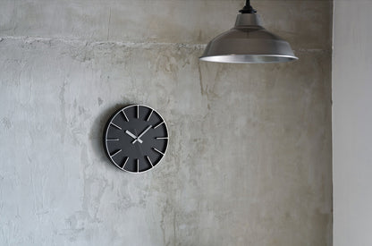 Lemnos Edge Clock（エッジ クロック）ブラック 掛け時計 AZ24-08 BK