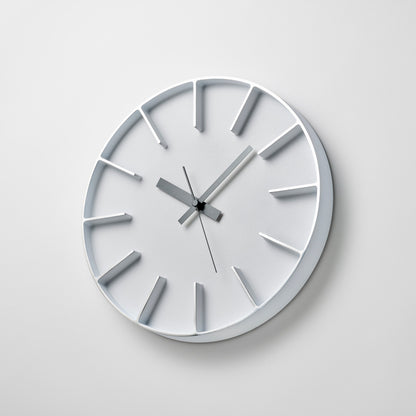 Lemnos Edge Clock（エッジ クロック）ホワイト 掛け時計 AZ24-08 WH