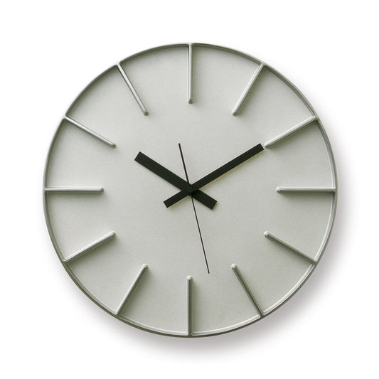 Lemnos Edge Clock（エッジ クロック）アルミニウム 掛け時計 AZ-0115 AL