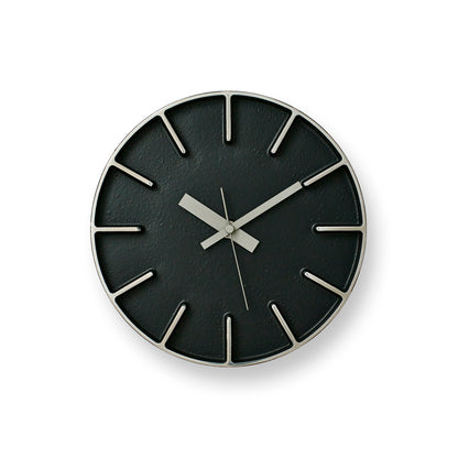 Lemnos Edge Clock（エッジ クロック）ブラック 掛け置き兼用 AZ-0116 BK