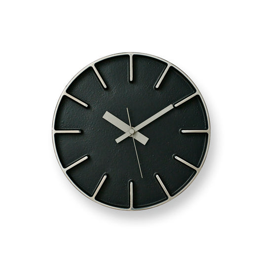 Lemnos Edge Clock（エッジ クロック）ブラック 掛け置き兼用 AZ-0116 BK