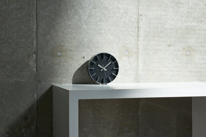 Lemnos Edge Clock（エッジ クロック）ブラック 掛け置き兼用 AZ-0116 BK