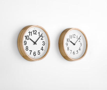 Lemnos Clock B OAK（クロック ビー オーク）掛け時計 YK24-13