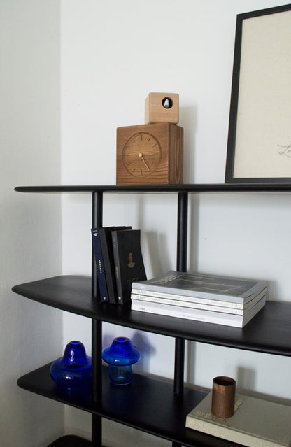 Lemnos Cubist Cuckoo Clock（キュビスト カッコークロック）ブラウン＋ナチュラル 置き時計  GTS19-04 B