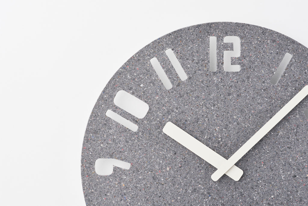 Lemnos PANECO CLOCK SAND（パネコ クロック サンド）ダークグレー 掛け時計  HIL22-10 DGY