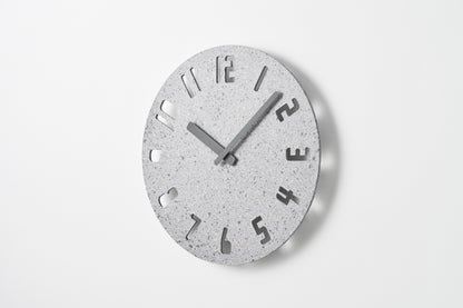 Lemnos PANECO CLOCK SAND（パネコ クロック サンド）ライトグレー 掛け時計  HIL22-10 LGY