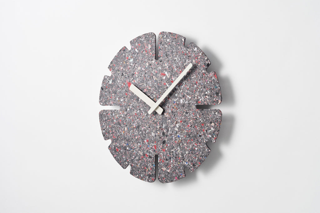 Lemnos PANECO CLOCK STONE（パネコ クロック ストーン）ミドル スリット丸 掛け時計  HIL22-11A MID