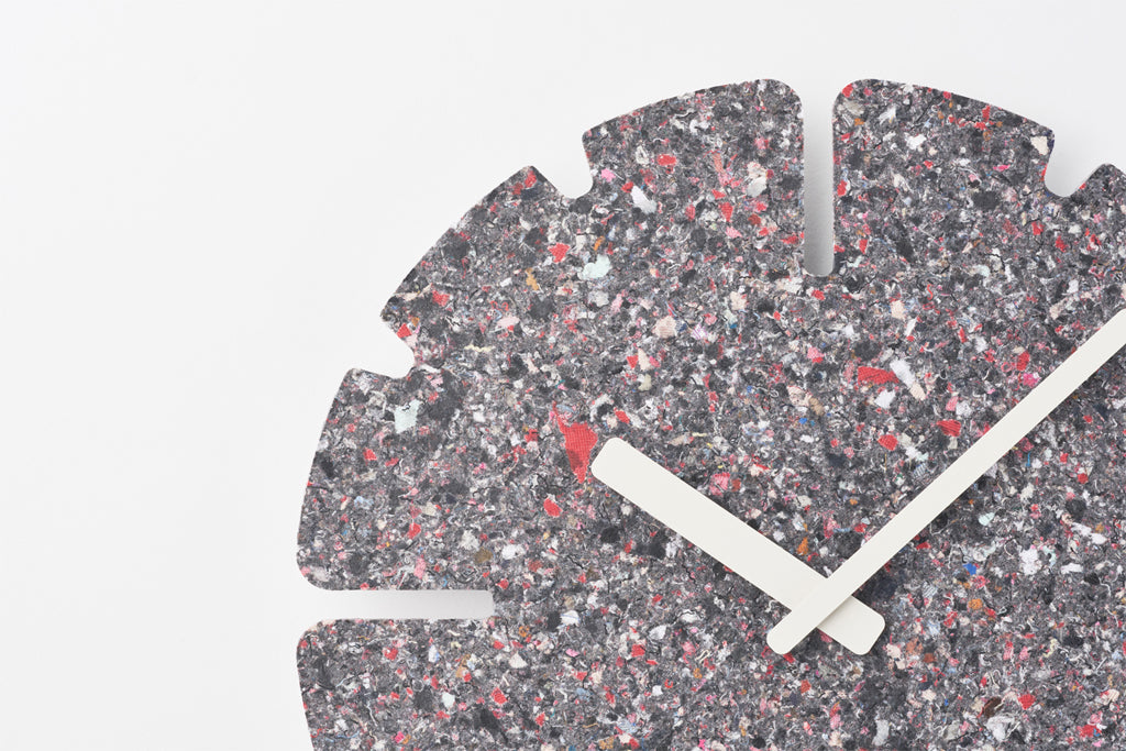 Lemnos PANECO CLOCK STONE（パネコ クロック ストーン）ミドル スリット丸 掛け時計  HIL22-11A MID