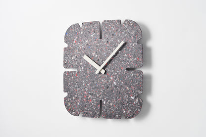 Lemnos PANECO CLOCK STONE（パネコ クロック ストーン）ミドル スリット四角 掛け時計  HIL22-11B MID