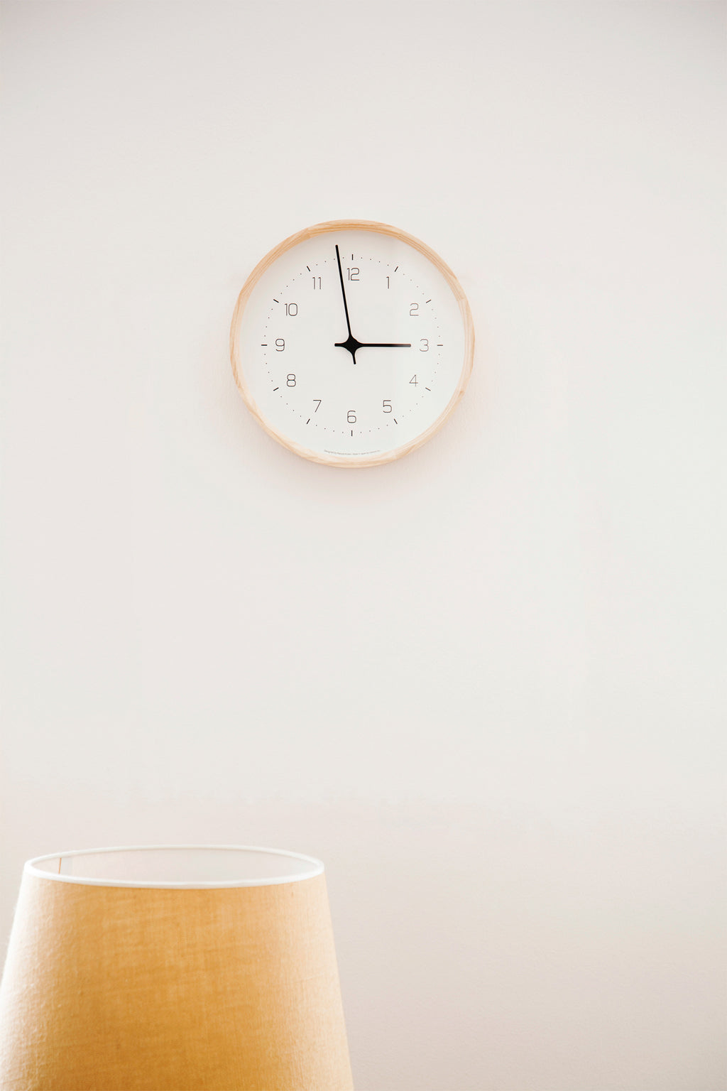 Lemnos NEUT wall clock（ニュート ウォール クロック）ナチュラル 掛け時計 KK22-09 NT
