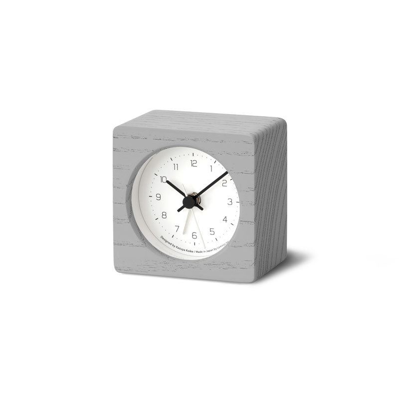 Lemnos NEUT alarm clock（ニュート アラーム クロック）グレー 置き時計 KK24-09 GY