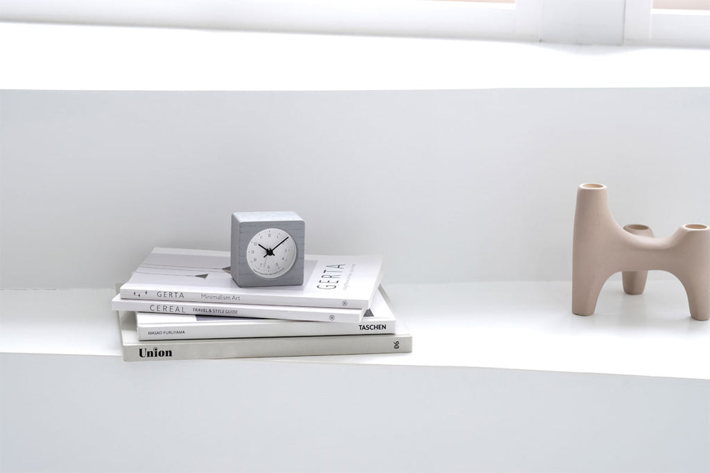 Lemnos NEUT alarm clock（ニュート アラーム クロック）グレー 置き時計 KK24-09 GY