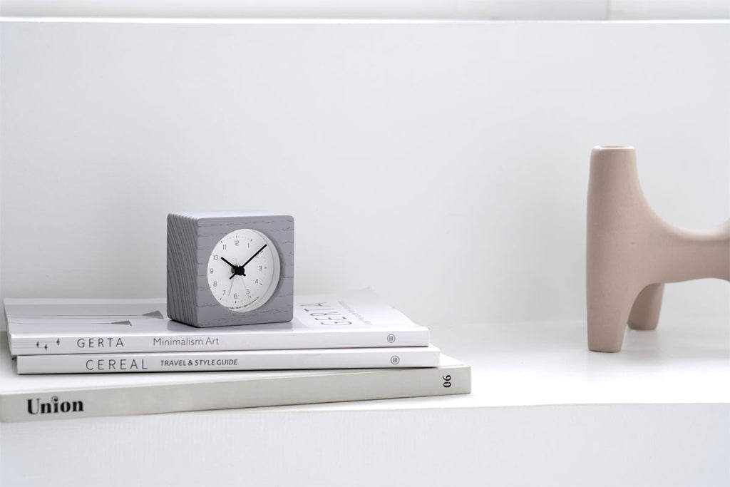 Lemnos NEUT alarm clock（ニュート アラーム クロック）グレー 置き時計 KK24-09 GY