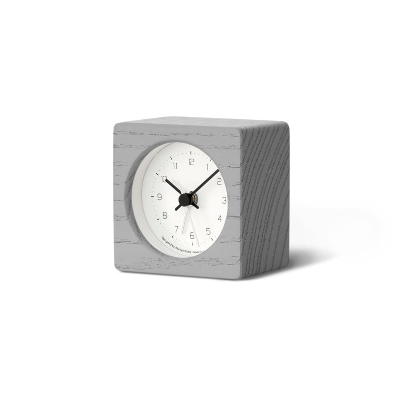 Lemnos NEUT alarm clock（ニュート アラーム クロック）グレー 置き時計 KK24-09 GY