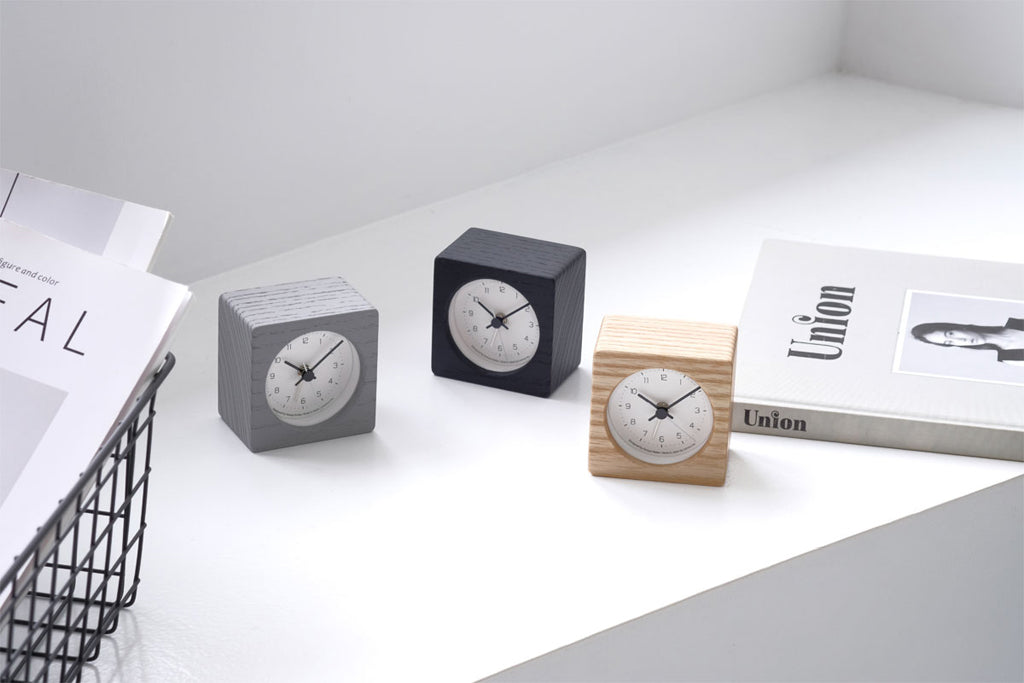 Lemnos NEUT alarm clock（ニュート アラーム クロック）ブラック 置き時計 KK24-09 BK