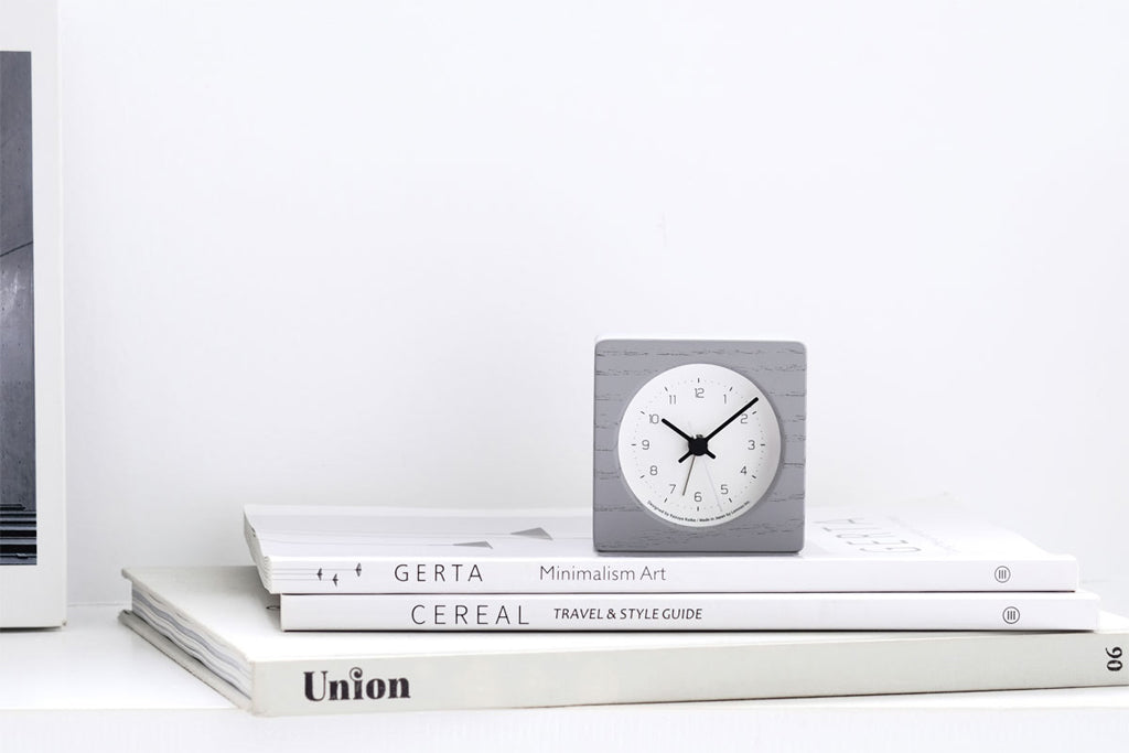 Lemnos NEUT alarm clock（ニュート アラーム クロック）グレー 置き時計 KK24-09 GY