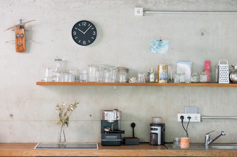 Lemnos MONO Clock（モノ クロック）ホワイト 掛け時計 LC10-20 A WH