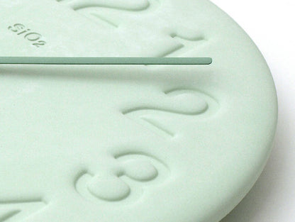 Lemnos 珪藻土の時計 グリーン 掛け時計 LC11-08 GN