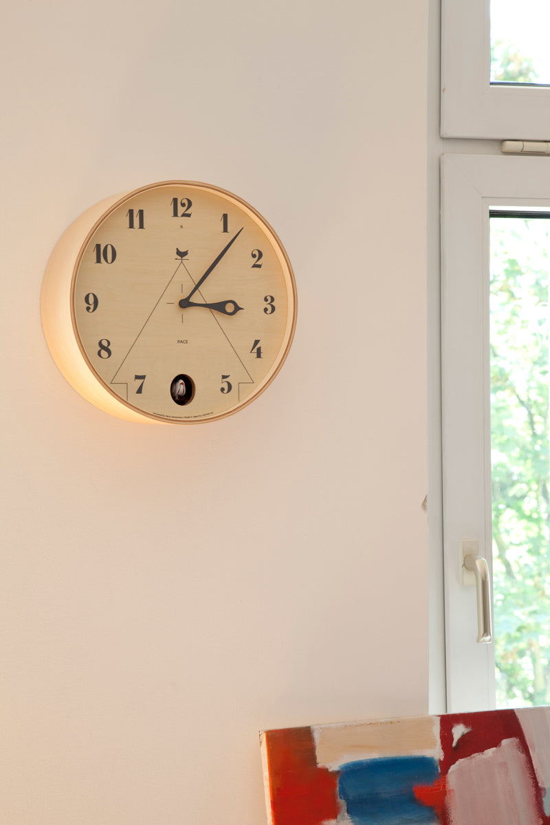 Lemnos PACE（パーチェ）カッコー時計 ナチュラル 掛け時計  LC11-09 NT