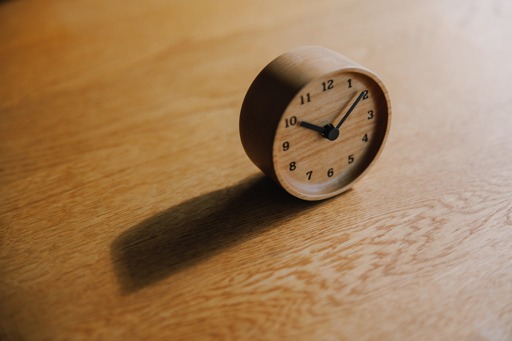 Lemnos MUKU desk clock（ムク デスク クロック） アルダー  置き時計  LC12-05 AD