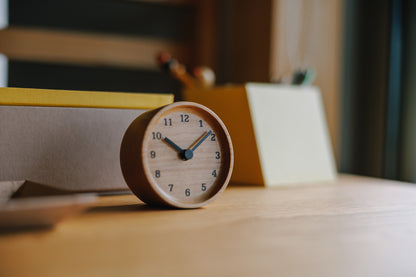 Lemnos MUKU desk clock（ムク デスク クロック） アルダー  置き時計  LC12-05 AD