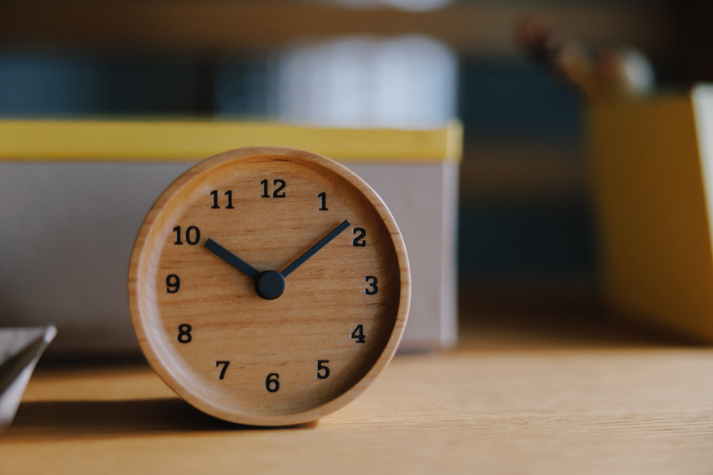 Lemnos MUKU desk clock（ムク デスク クロック） アルダー  置き時計  LC12-05 AD