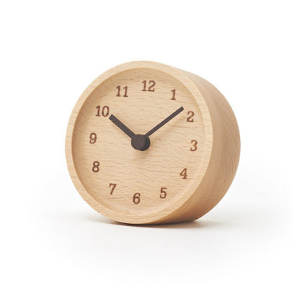Lemnos MUKU desk clock（ムク デスク クロック）ブナ  置き時計  LC12-05 BN
