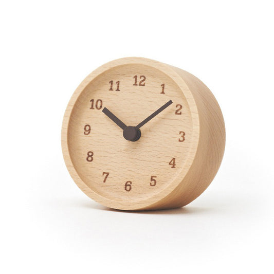 Lemnos MUKU desk clock（ムク デスク クロック）ブナ  置き時計  LC12-05 BN