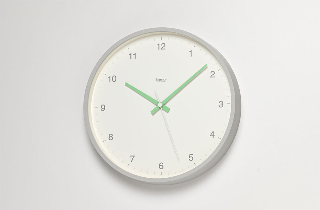 Lemnos BROTE（ブローテ）ホワイト 壁掛け時計 LC24-04 WH