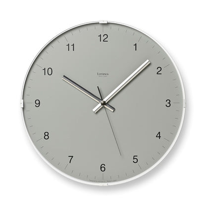 Lemnos Biome clock（バイオーム クロック）グレー 壁掛け時計 LC24-16GY