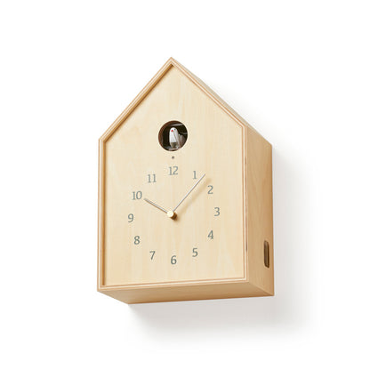 Lemnos Birdhouse Clock（バードハウス クロック）カッコー時計 ナチュラル 掛け置き兼用  NY16-12 NT