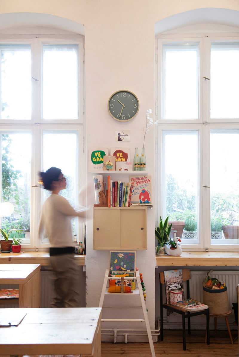 Lemnos THOMSON PAPER（トムソン ペーパー）チャコールグレー 掛け時計 NY18-15 GY