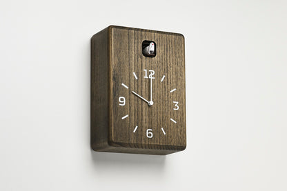 Lemnos CUCU（クク）カッコー時計 チャコール 掛け置き兼用  NY25-08 CHA