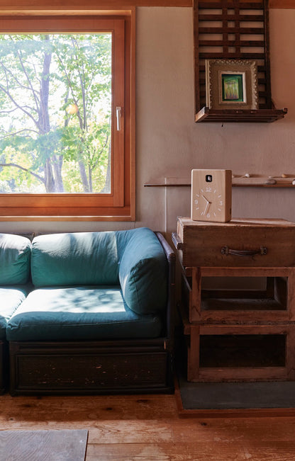 Lemnos CUCU（クク）カッコー時計 ナチュラル 掛け置き兼用  NY25-08 NT